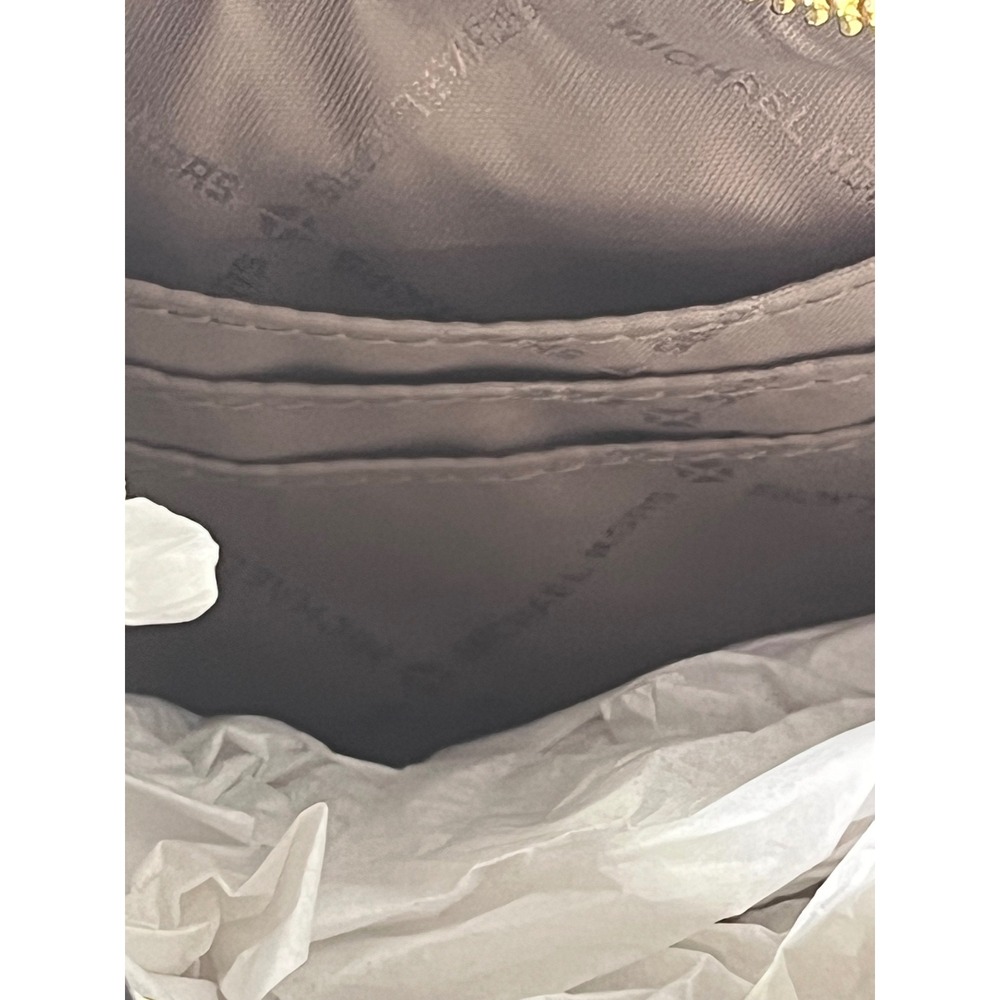 NEW Michael Kors Jet Set Small Pouchette Crossbody Bag Metallic Gold 35S2G7ZC5M - Picture 10 of 10